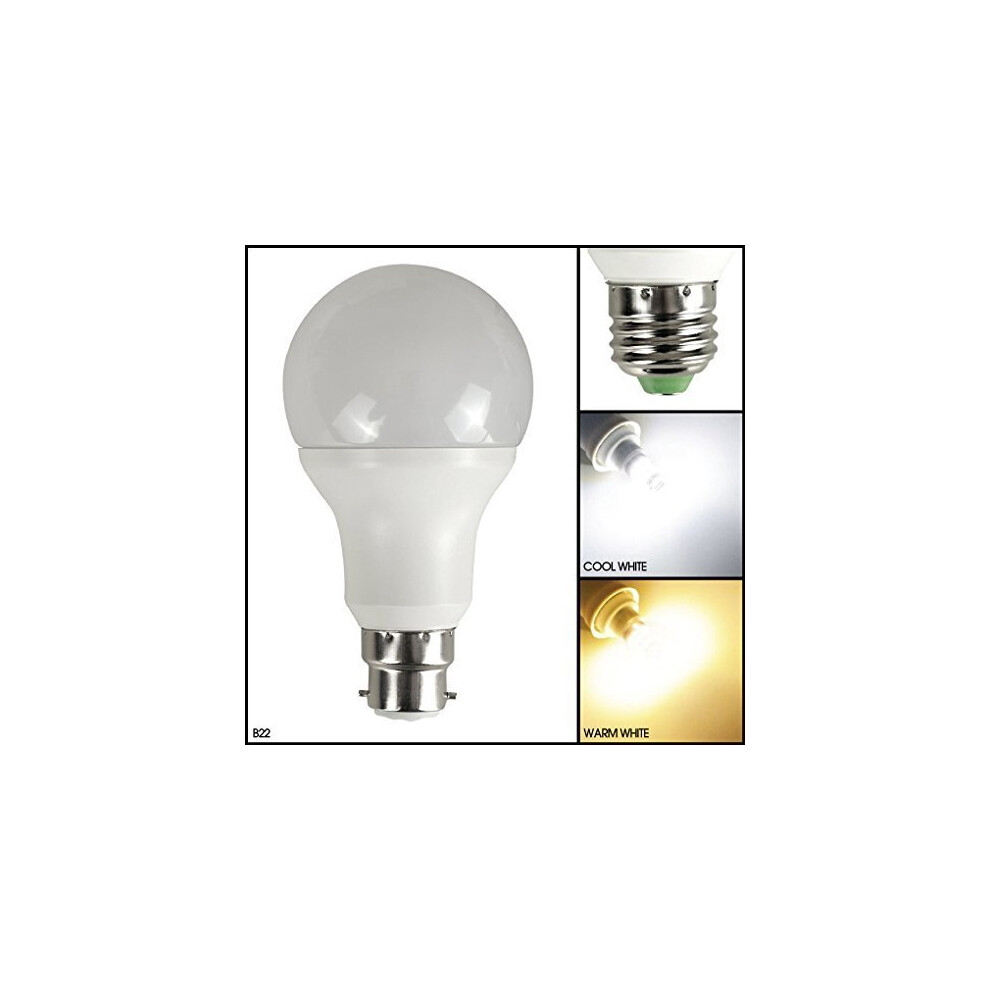 MSC 3 Watt 270 lumen B22 Warm - Automatic Dusk To Dawn Sensor LED bulb - Auto On / Off - Warm White Light Bulb 3000k Energy Saving (Not 2w 4w 6w 3w...