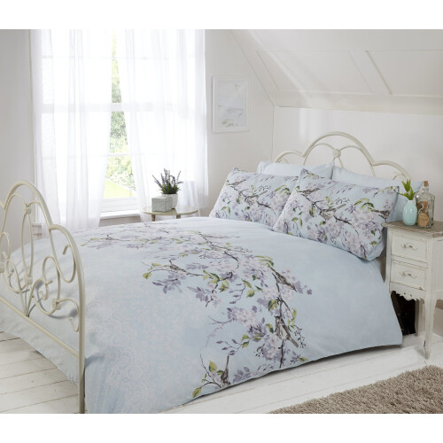 Rapport Eloise Duvet Set, Blue, Double