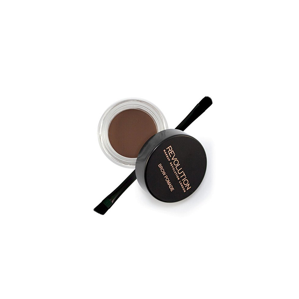 Makeup Revolution Brow Pomade With Brush - Dark Brown