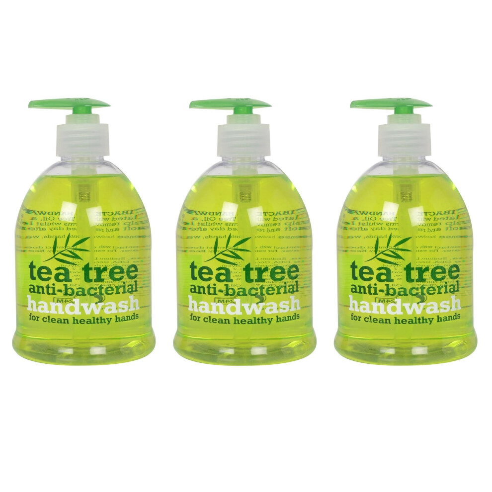 Tea-Tree Tea Tree Antibacterial Handwash 500Ml (Pack Of 3)