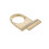 Yale Yale Essentials High Quality Victorian Cylinder Door Pull, Great for External Doors, Rim Cylinder Latch Pull Makes for Easy Door Closing. (Brass) 1