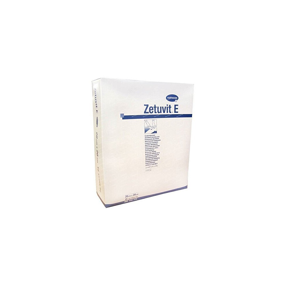 Zetuvit-E Hartmann Zetuvit E Sterile Absorbent Dressing Pads, 20Cm X 20Cm, Pack Of 15