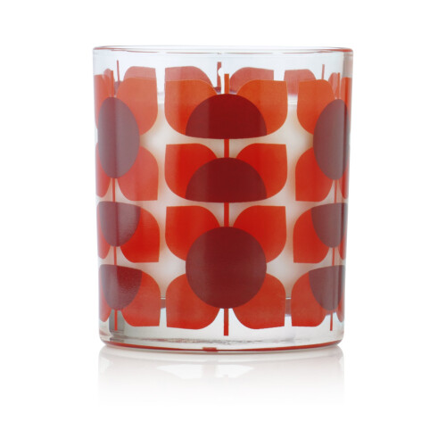 Orla Kiely Orla Kiely Geranium Scented Candle, Red 1
