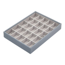 Stackers Dusky Blue Classic 25 section Jewellery Box