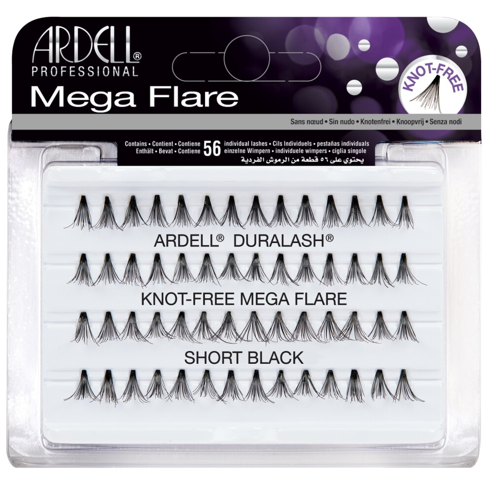 Ardell Mega Knot-Free Individuals, Short Black