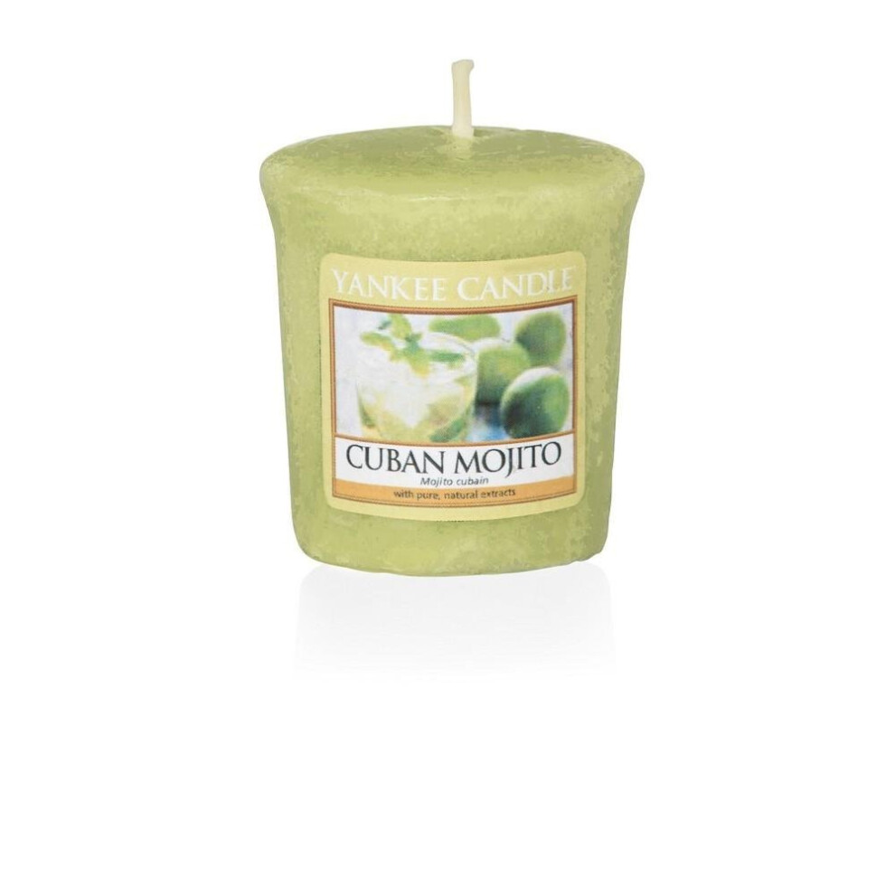 Yankee Candle Samplers Votive Candles WaxÃÂ Ã¢â¬âÃÂ Cuban Mojito 4.6ÃÂ x 4.8ÃÂ x 1ÃÂ cm