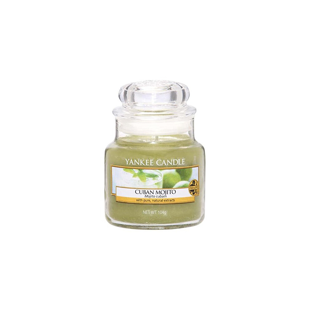 Yankee Candle Cuban Mojito Jar Candle, Green