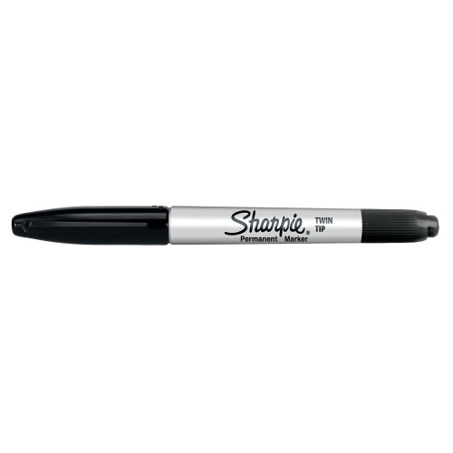 Sharpie Sharpie 1985877 Permanent Marker, Twin Tip - Black 1