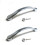 Replacement Shower Door Handles - Chrome Curved - PAIR 3