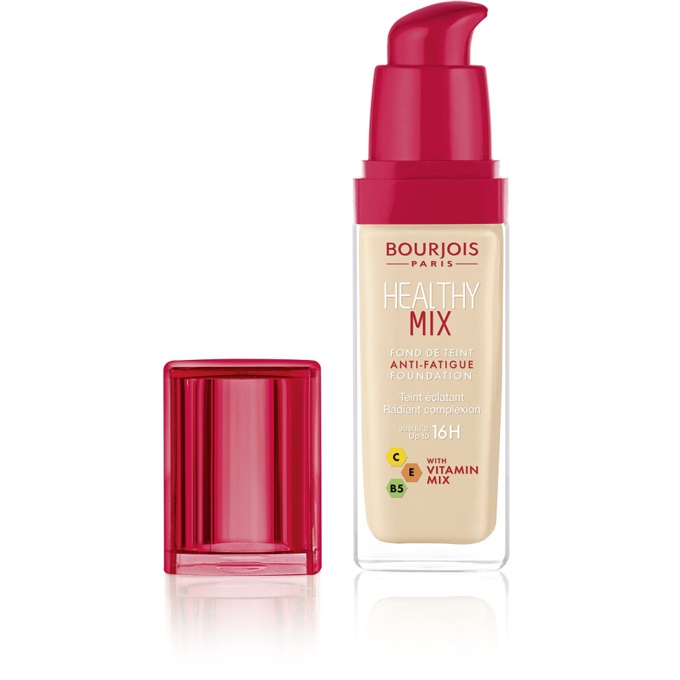 Bourjois Healthy Mix Anti-Fatigue Medium Coverage Liquid Foundation 50 Rose Ivory, 30ml