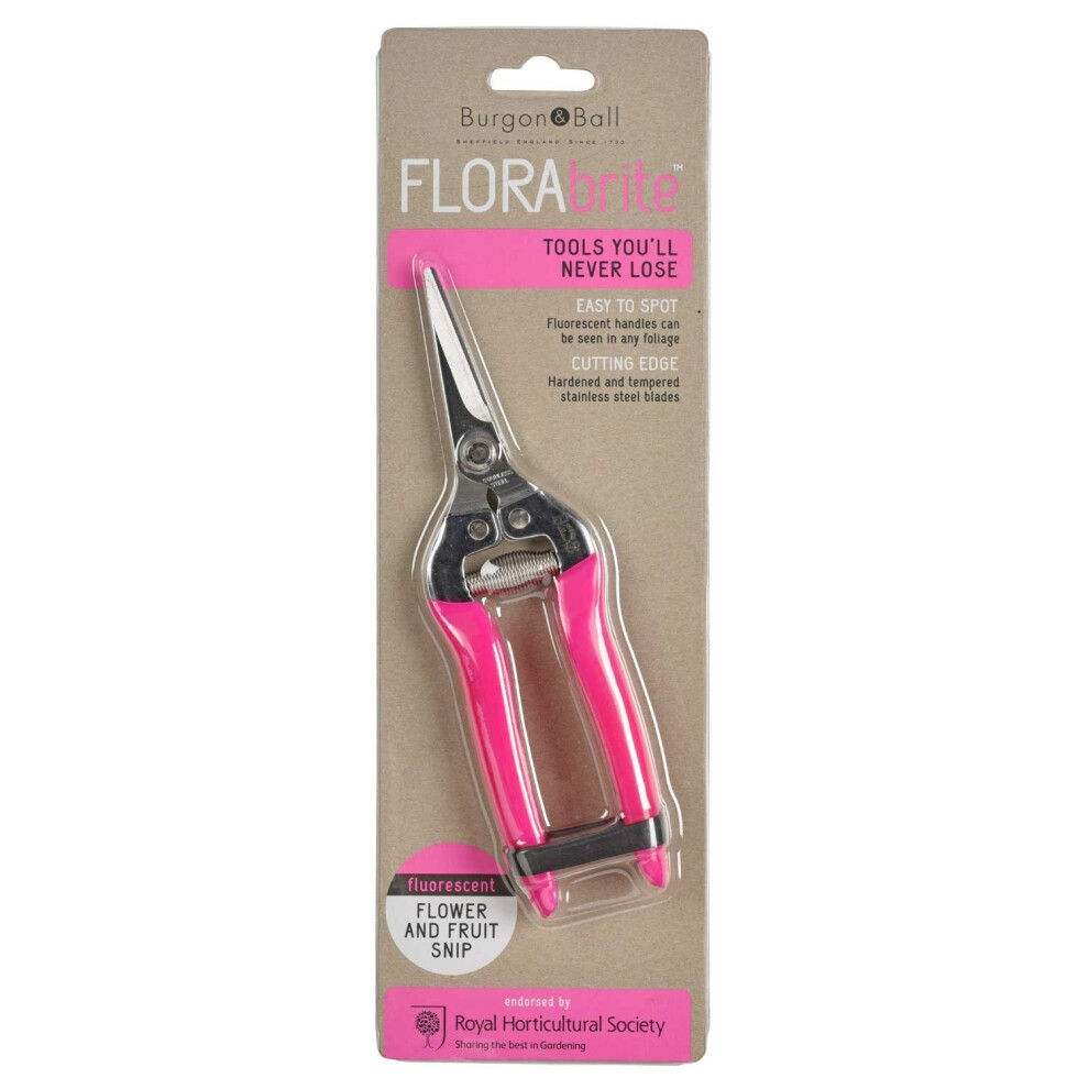 FloraBrite Pink Flower / Fruit Snip By Burgon & Ball