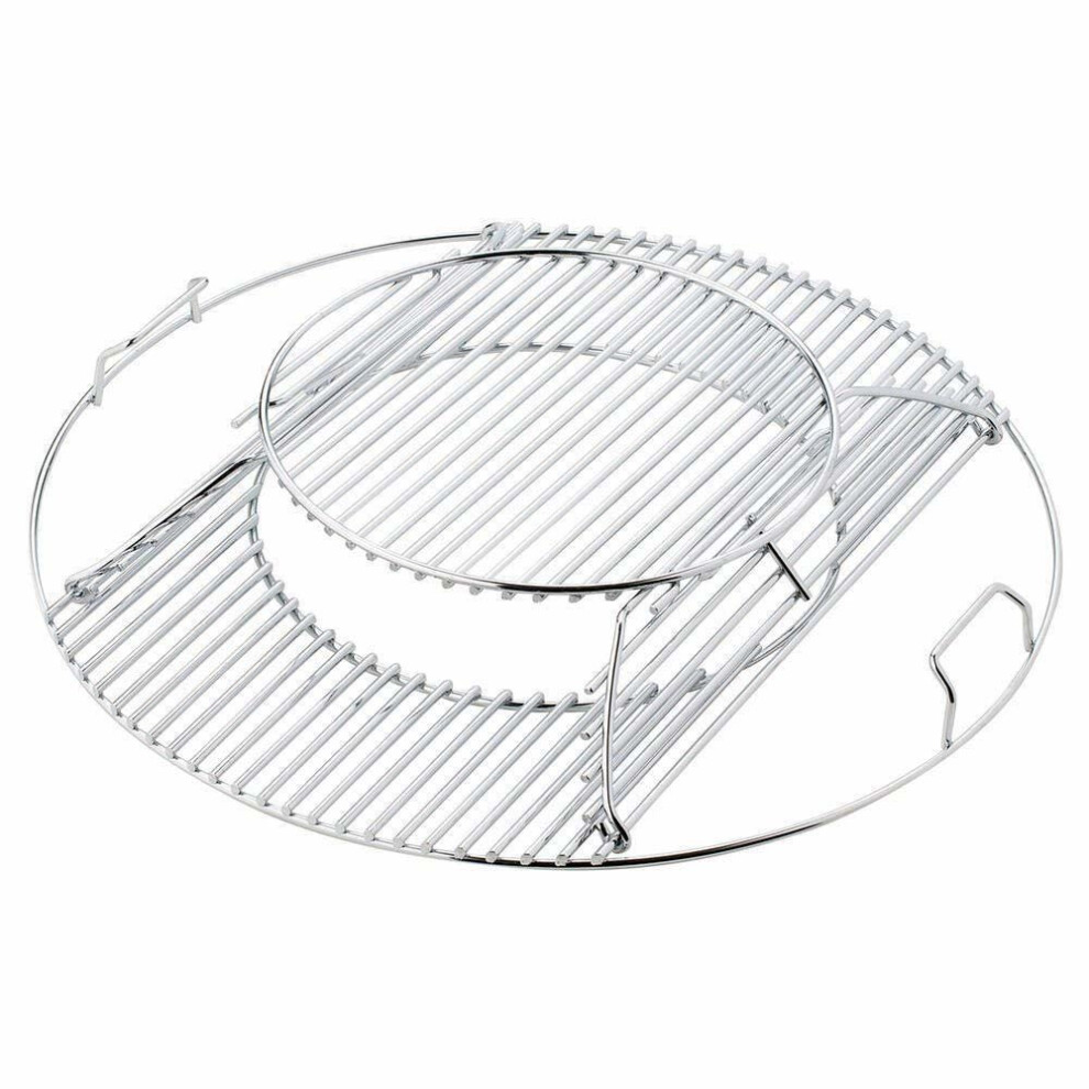 Bar. b.q.s Replacement for Weber 8835, fits 57cm Weber charcoal grills Stainless Steel Gourmet BBQ System Hinged Cooking Grate