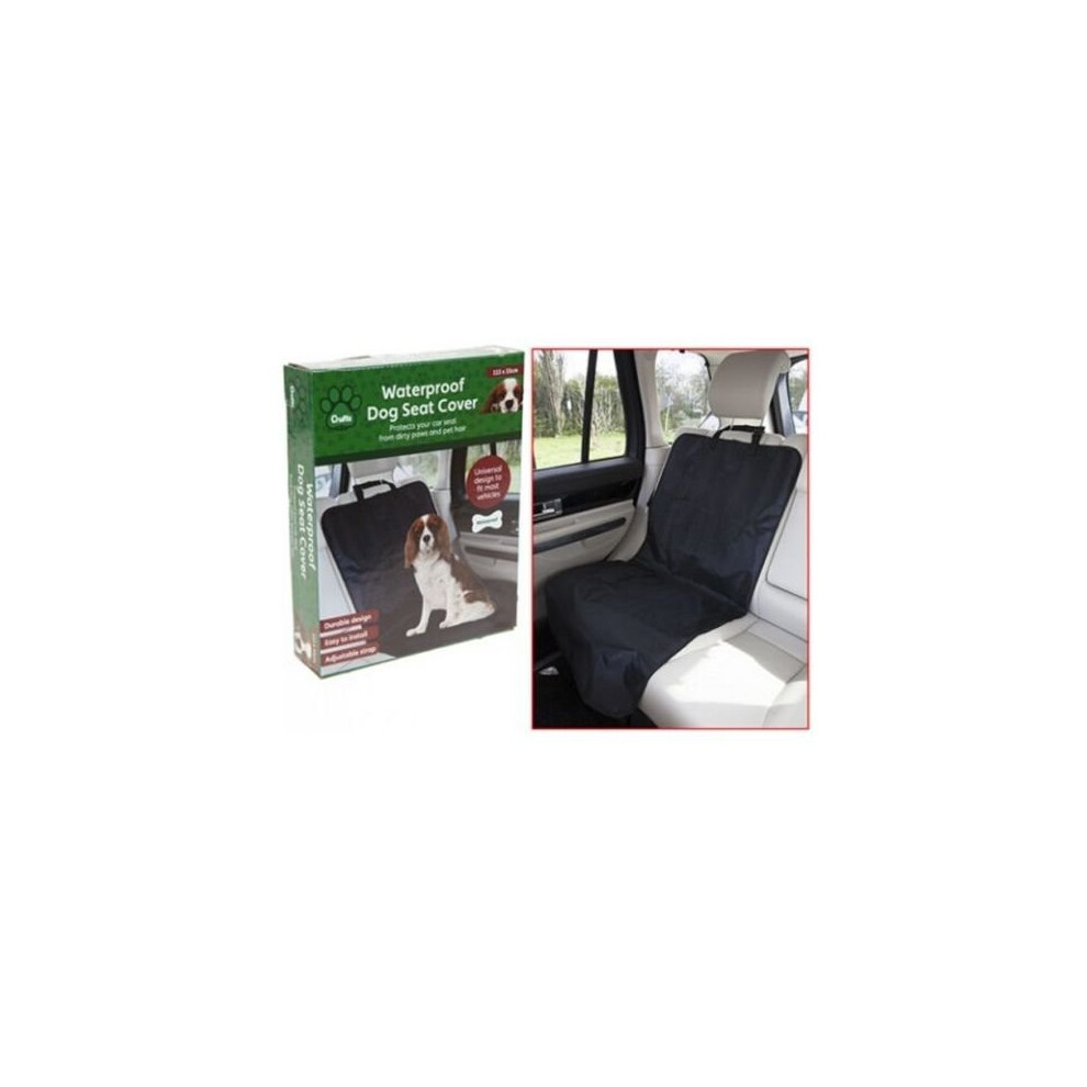 Crufts Pet Dog Waterproof Front / Back / Boot Car Single Seat Cover Protector Mat Blanket