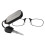 ThinOPTICS Reading Glasses + Keychain Fob | Black Frames, 1.00 Strength 1