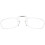 ThinOPTICS Reading Glasses + Keychain Fob | Clear Frames, 1.00 Strength 3