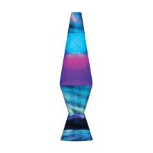 Lava Lamp Plastic Northern Lights Lamp, Purple/Blue, 14.5-Inch