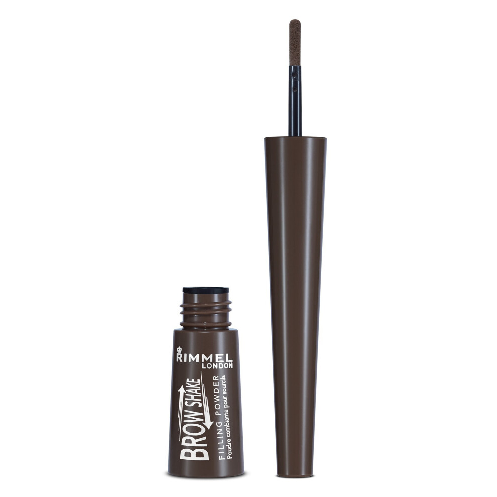Rimmel London Brow Shake Filling Powder, 0.7 g, Dark Brown