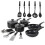Morphy Richards Morphy Richards 970040 Equip 5pc Pan Set With 9pc Kitchen Tools – Black 1