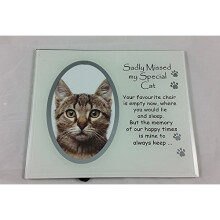 Sadly Missed my Special Cat Memorial Photo Frame by Earth Angel Grave Care
