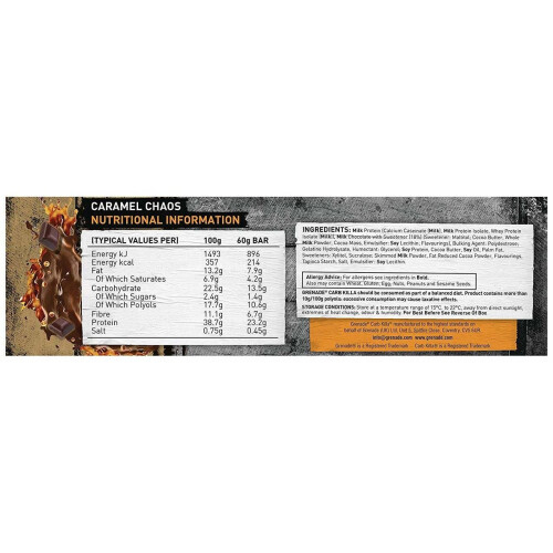 Grenade Grenade Karamell Chaos Carb Killa Protein Riegel | 12 x 60G 1