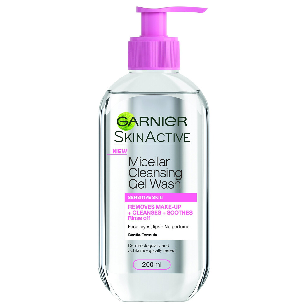 Garnier Micellar Gel Face Wash Sensitive Skin 200ml