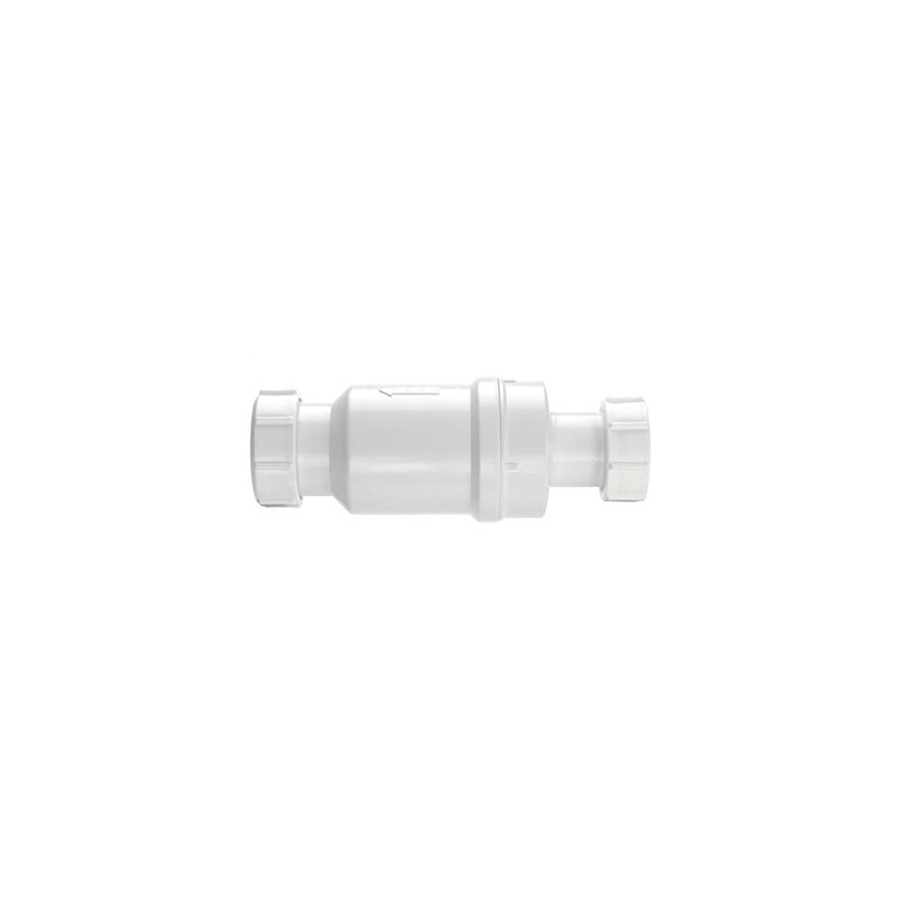 McAlpine MACVALVE-1 1.25-Inch Self Closing Waste Valve Trap - White