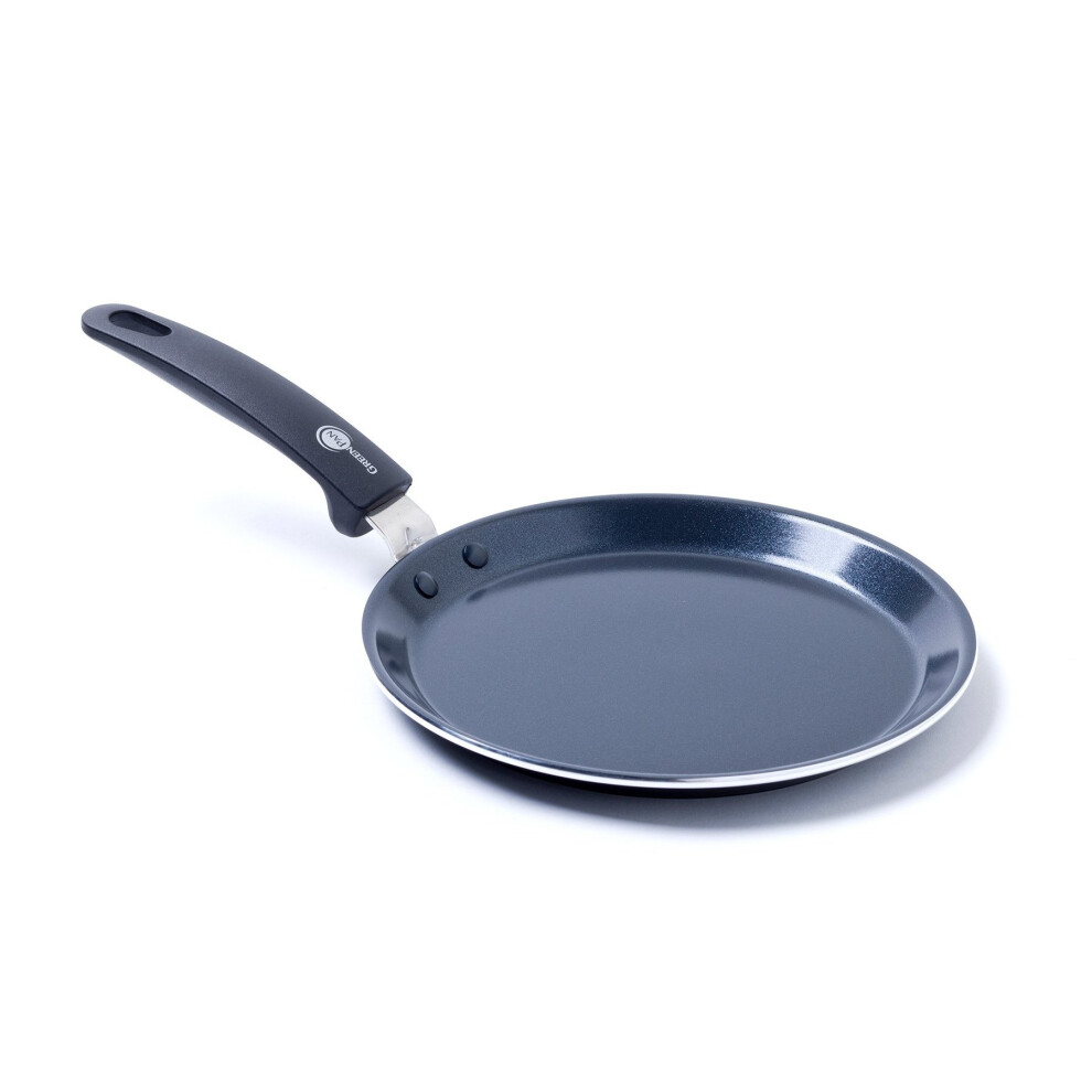 Greenpan Essentials Pancake Pan, Black, 28 cm