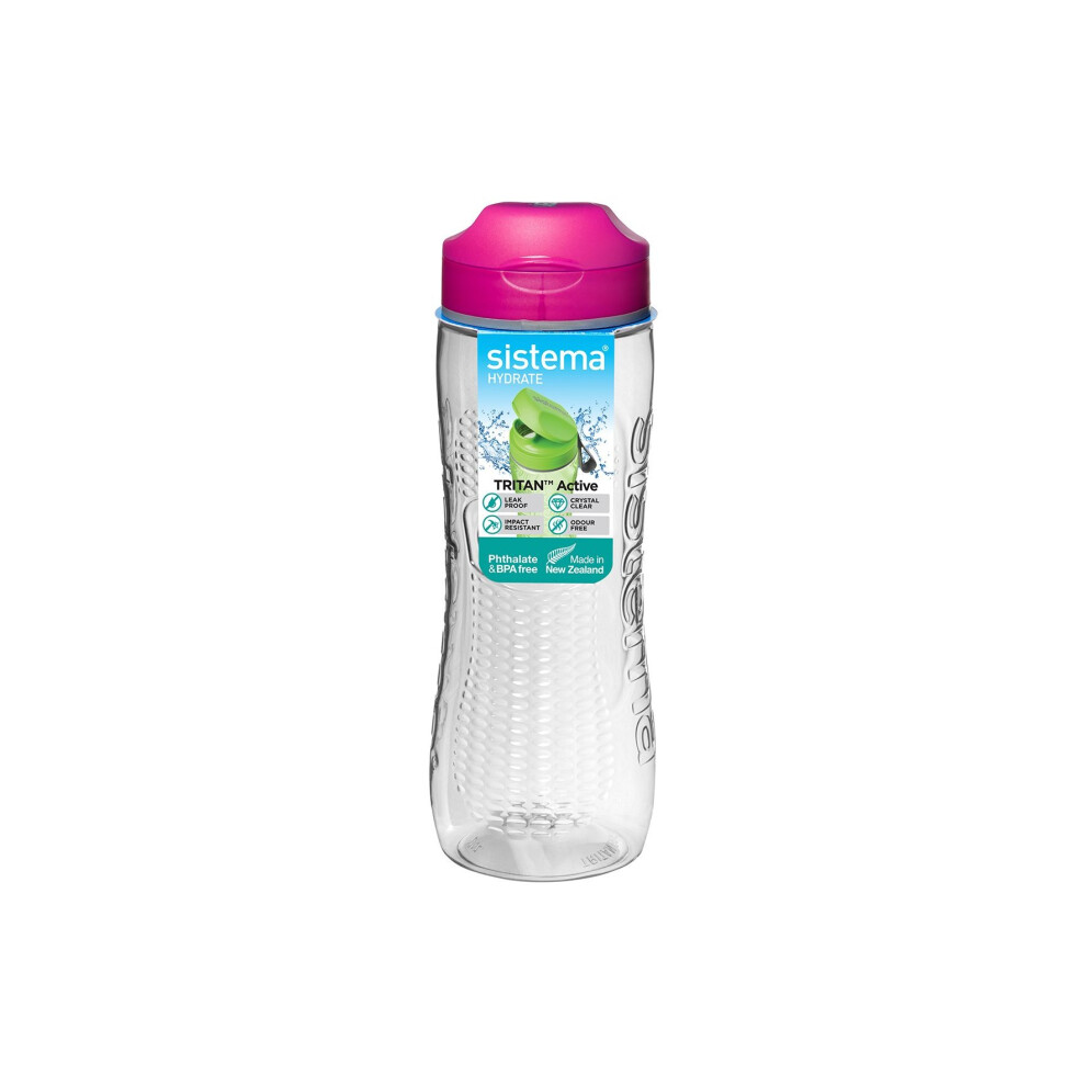 Sistema Hydrate Tritan Active Bottle, Pink, 800 ml