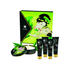 Caixa de prazer - Shunga - Chá verde - Vela de massagem - Óleo de massagem - Orgânico