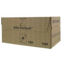 1ML BD PLASTIPAK SYRINGE 303172 PACK 120