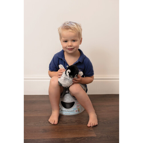 Pourty Easy-to-Pour Potty (Penguin Grey) 2
