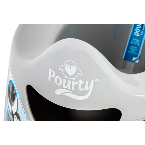 Pourty Easy-to-Pour Potty (Penguin Grey) 1