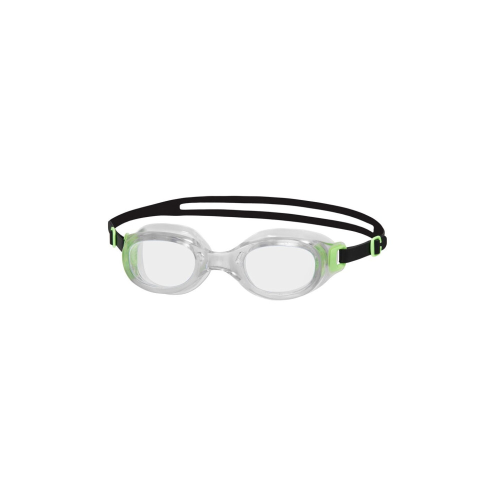 Speedo Unisex Futura Classic Goggles, Green/Clear, One Size