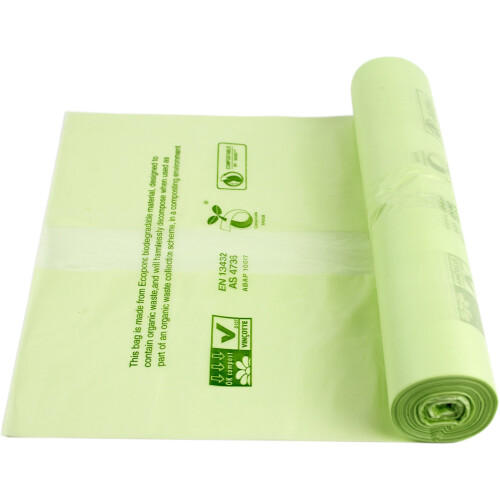 100 x Alina 6L Compostable Kitchen Caddy Bin Liner / Food Waste Compost