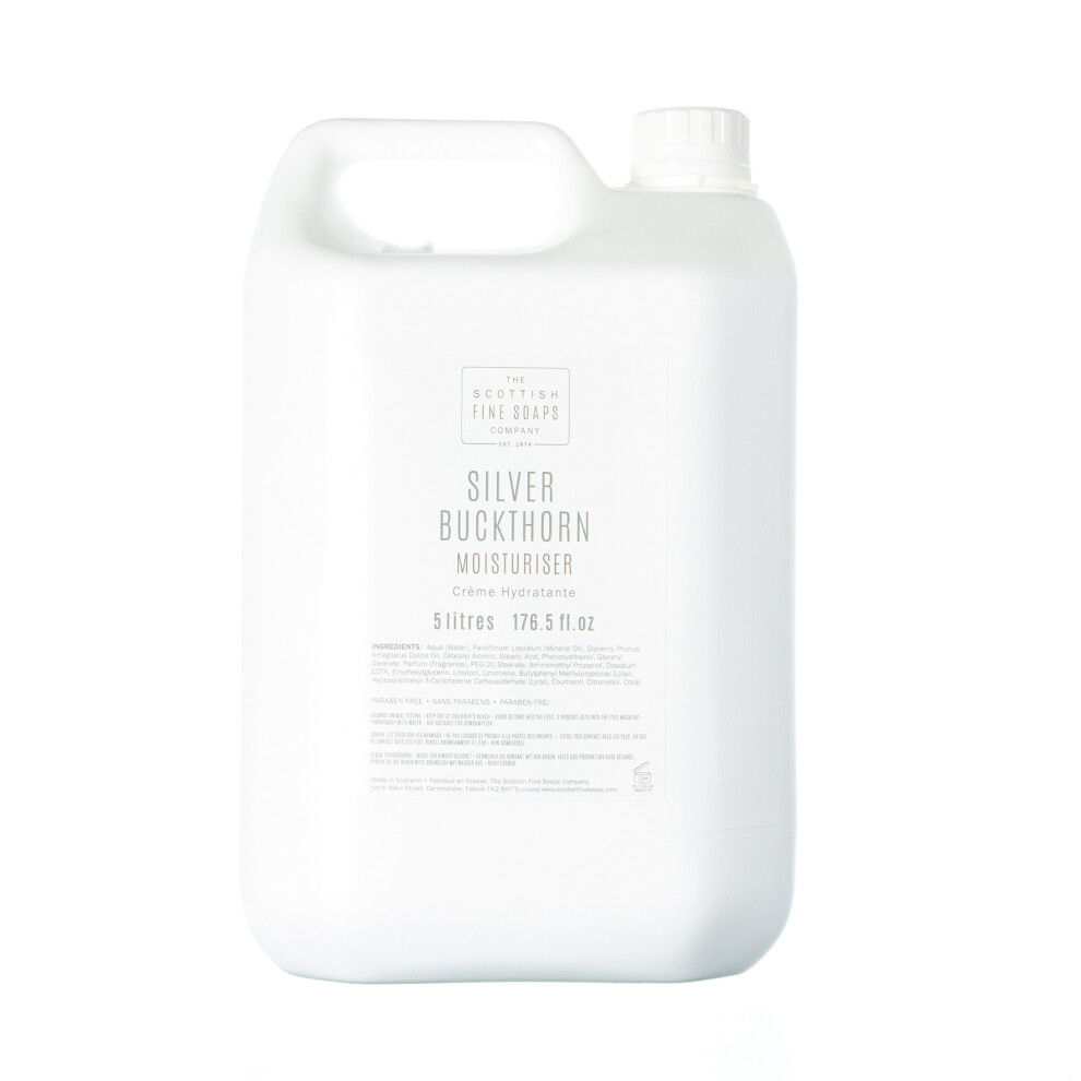Photos - Cream / Lotion Scottish Fine Soaps Silver Buckthorn Commercial Hand & Body Moisturiser Refill C-863.302 