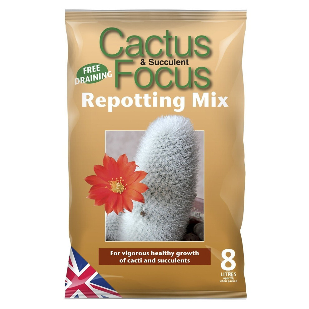 CACTUS Soil -CACTUS Focus Repotting mix 8 litre (1)