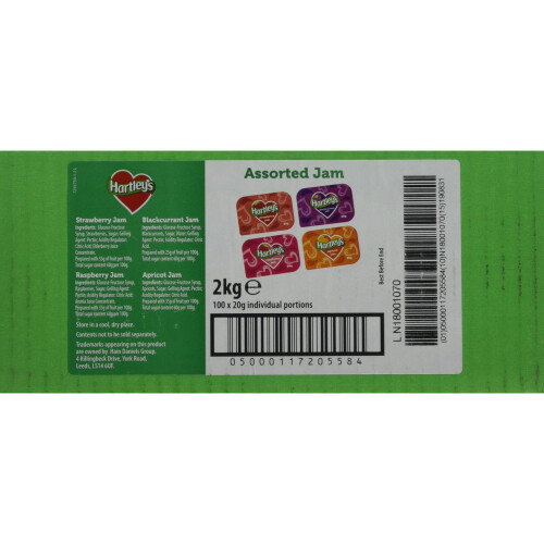 Hartley's Assorted Jam (Pack of 100)