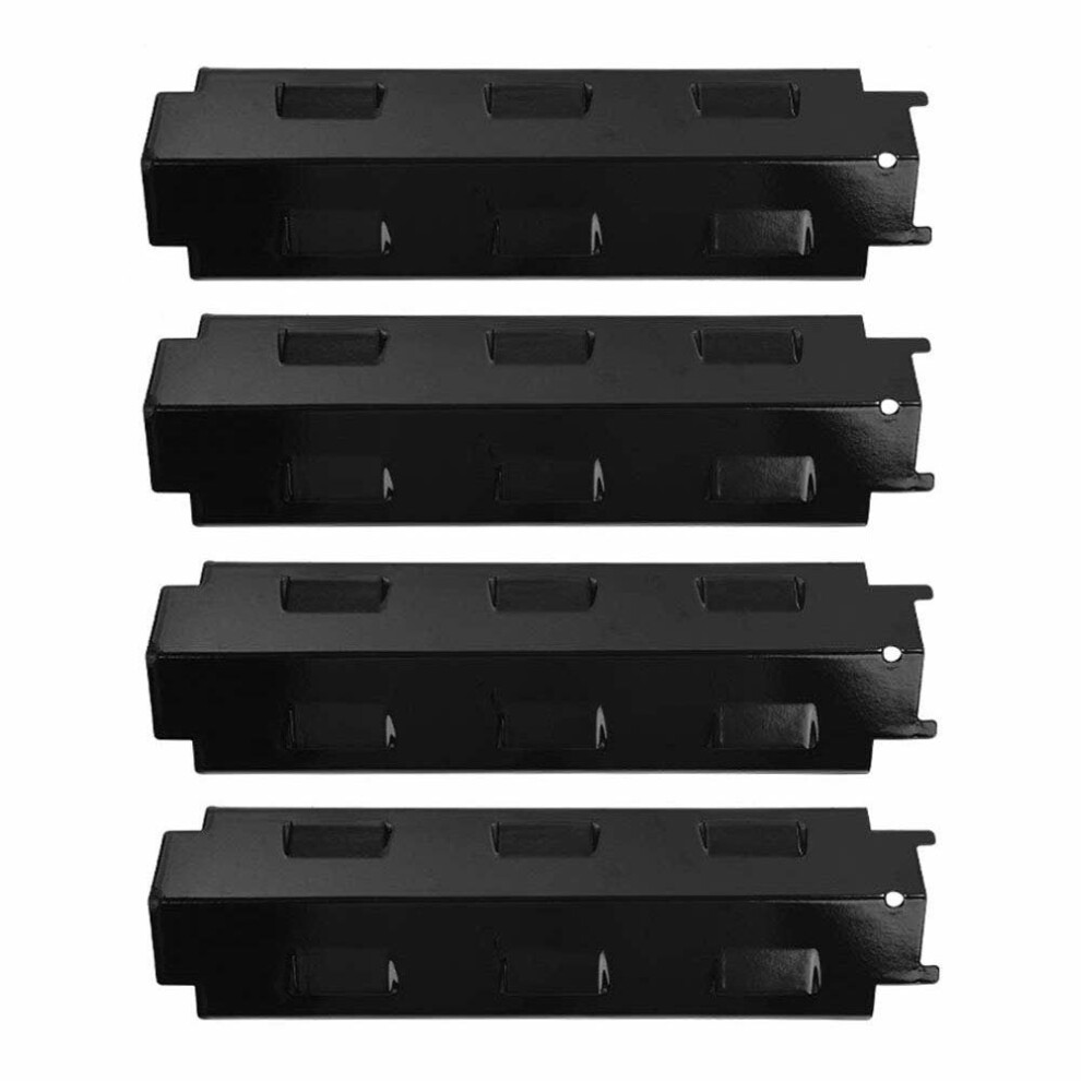 Bar.b.q.s 98531 (4-pack) Porcelain Steel Heat Plate, Heat Shield, Heat Tent, Burner Cover, Vaporizor Bar, and Flavorizer Bar Replacement for Select...