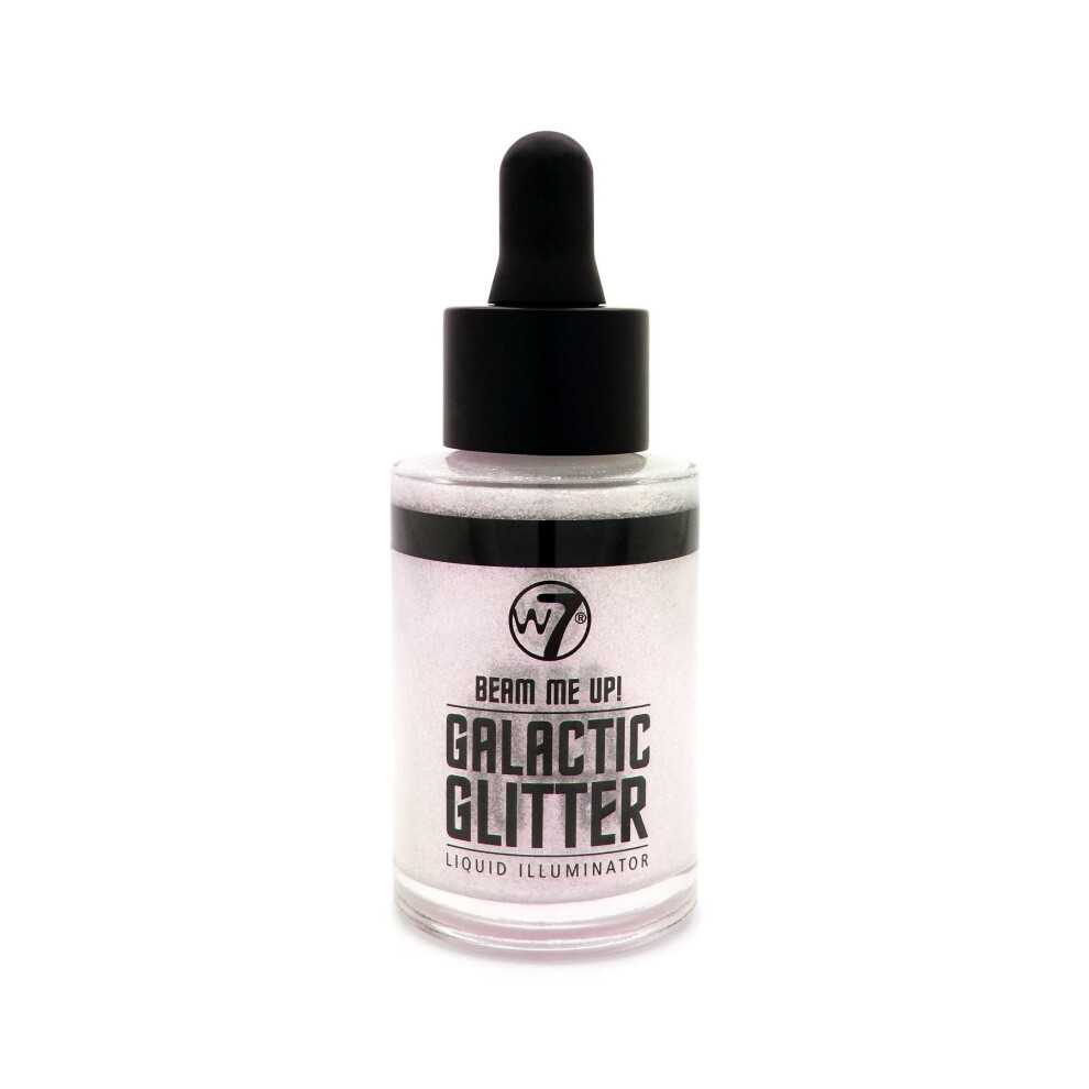 W7 Beam Me Up! Galactic Glitter Liquid Illuminator-Total Eclipse