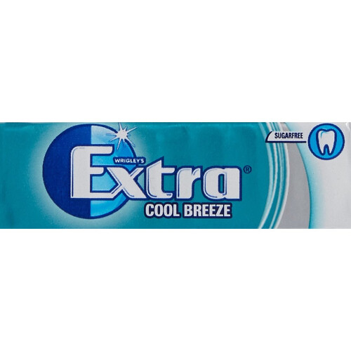 Wrigley's Extra Cool Breeze Sugarfree Chewing Gum 10 Pieces x 30