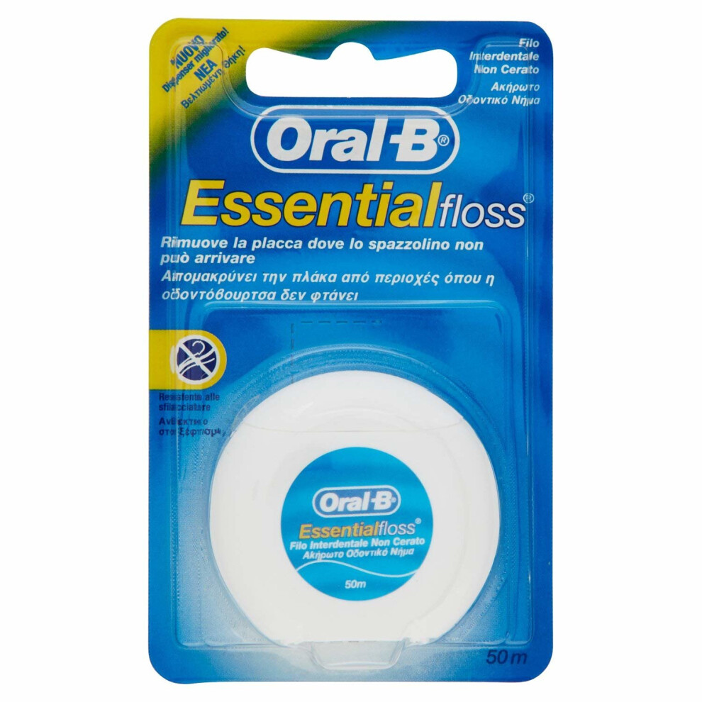 Oral B 005012Â Waxed Dental Floss, not, 50Â M
