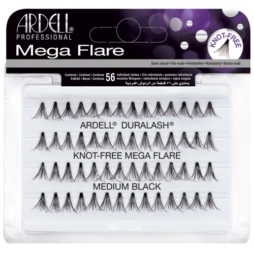 Ardell Ardell Mega Flare - Knotfri - Medium Black