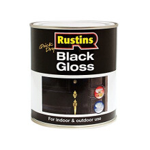 Rustins BLAGW500 QD Schwarz Hochglanz 500 ml