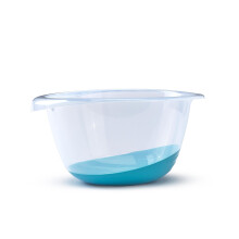 Whitefurze Premium Mixing Bowl, Teal, 6L with Integral Pouring Lip, Non-Slip Base, Durable H03P60T
