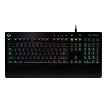 Logitech 920-008087 Prodigy Gaming Keyboard, RGB Backlit, QWERTZ German Layout - Black
