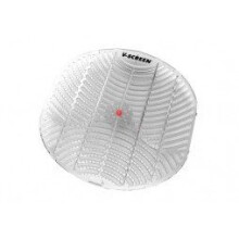 Vectair Systems BCV163-RD V Urinal Screen, Red Apple Orchard, Transparent Light Grey (Pack of 12)