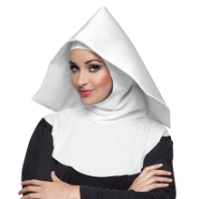 Adult white nun headdress