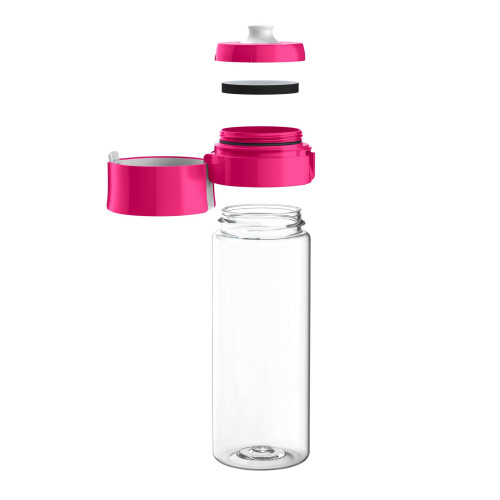 BRITA Transparante roze filterfles BRITA - 1 MicroDisc-filter inbegrepen 2
