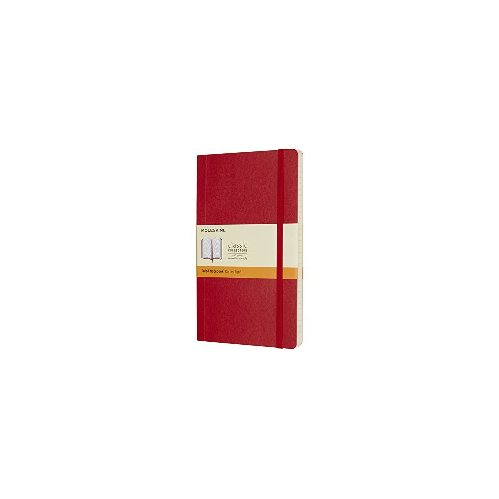Moleskine Scarlet Red Large Ruled Notebook Soft-image-OPC-PP9YCF-NEW