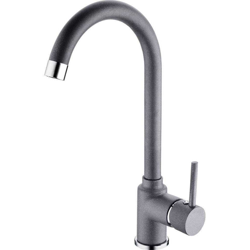 Franke 115.0332.348 High Pressure Kitchen Tap with Fixed Spout - Stone Grey